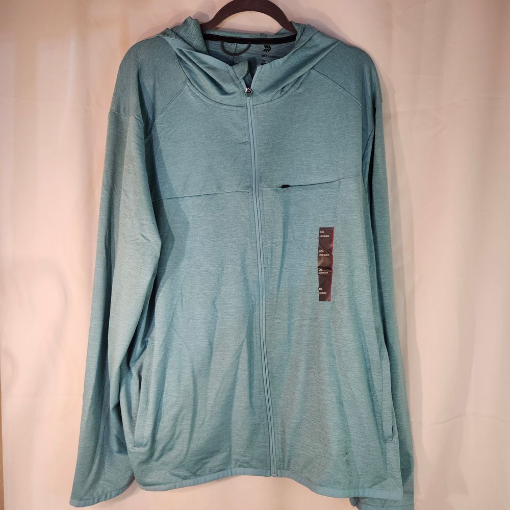All in Motion Mint Green Athletic Full-Zip Track‎ Jacket Workout Running Top XXL